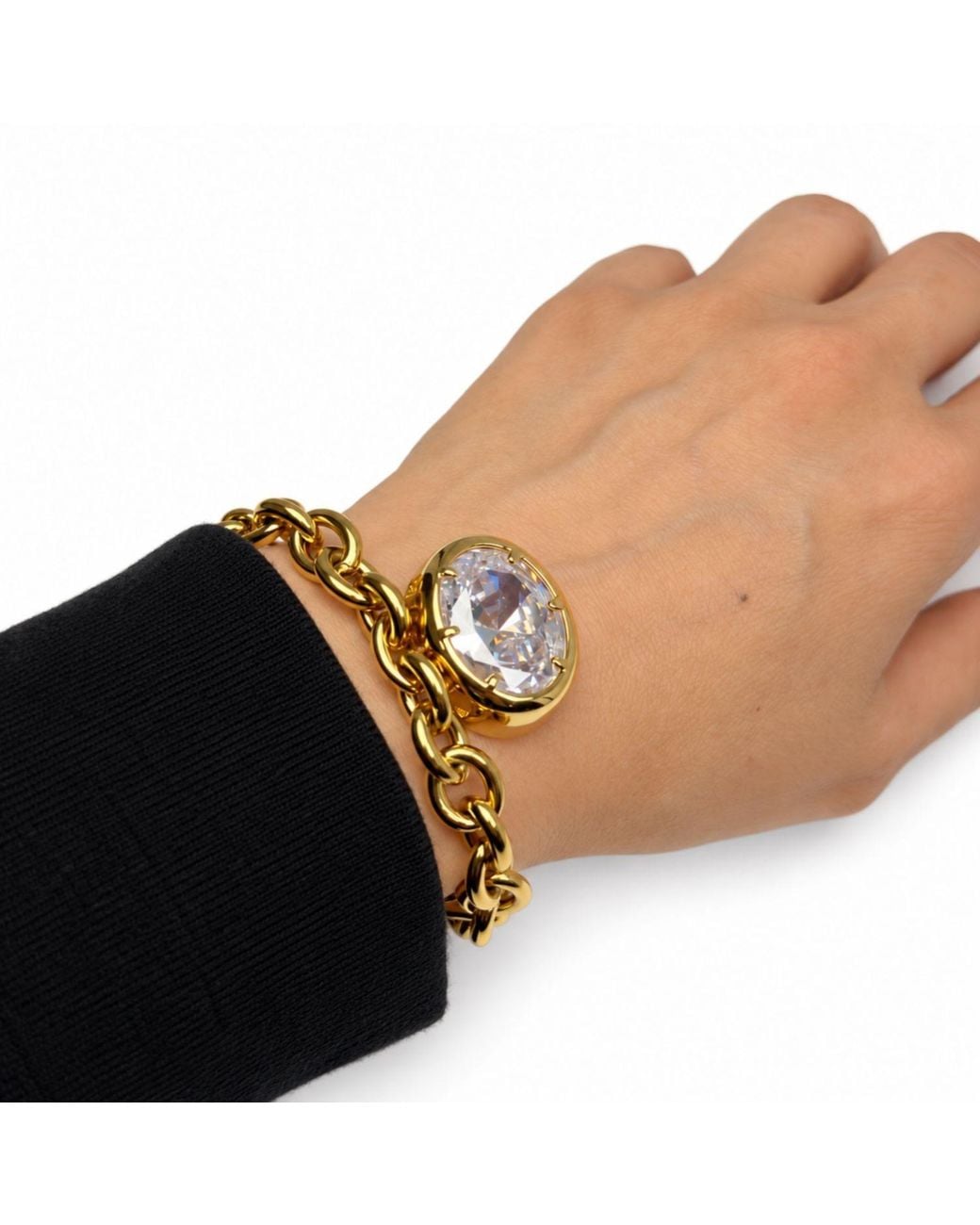 Jagged Halo Jewelry Metallic Heathcliff Bracelet Stainless Steel Plated