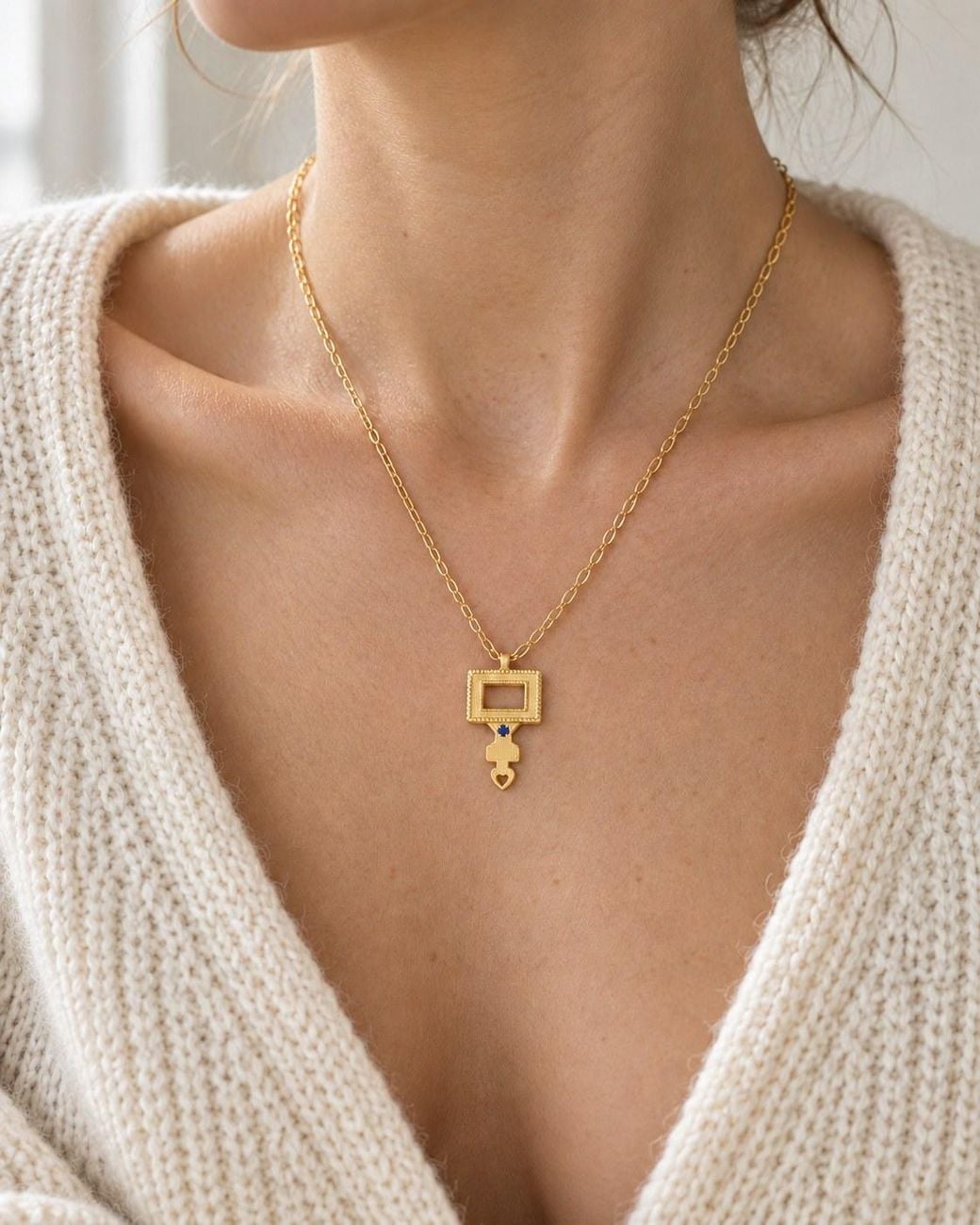 Carolina Benoit Metallic The Lovekey Theory — Key Of Trust