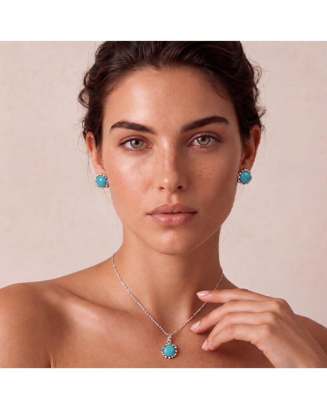 Unaloe Metallic Ribes Sterling Amazonite Necklace For – Gemstone Pendant Jewelry