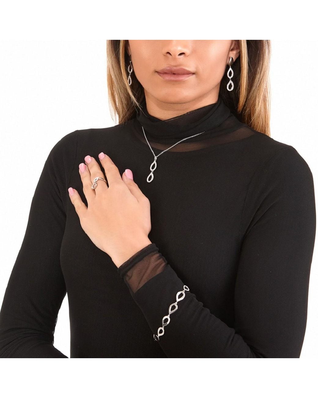 Lucy Quartermaine Metallic Melting Diamond Bracelet