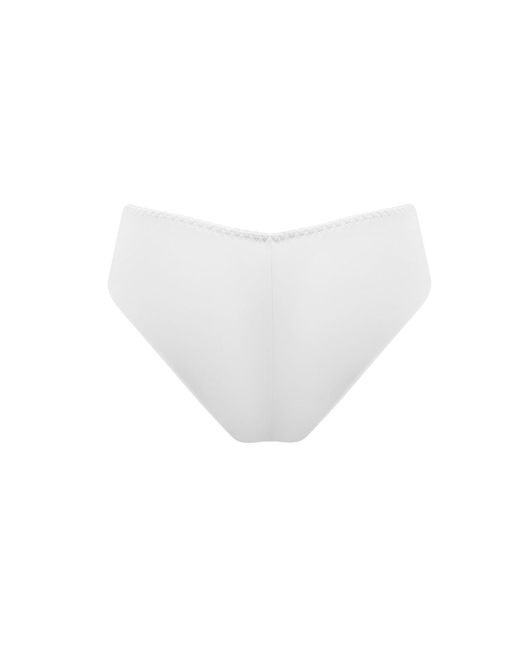Daily Underwear White Microfiber Brazilian Panties