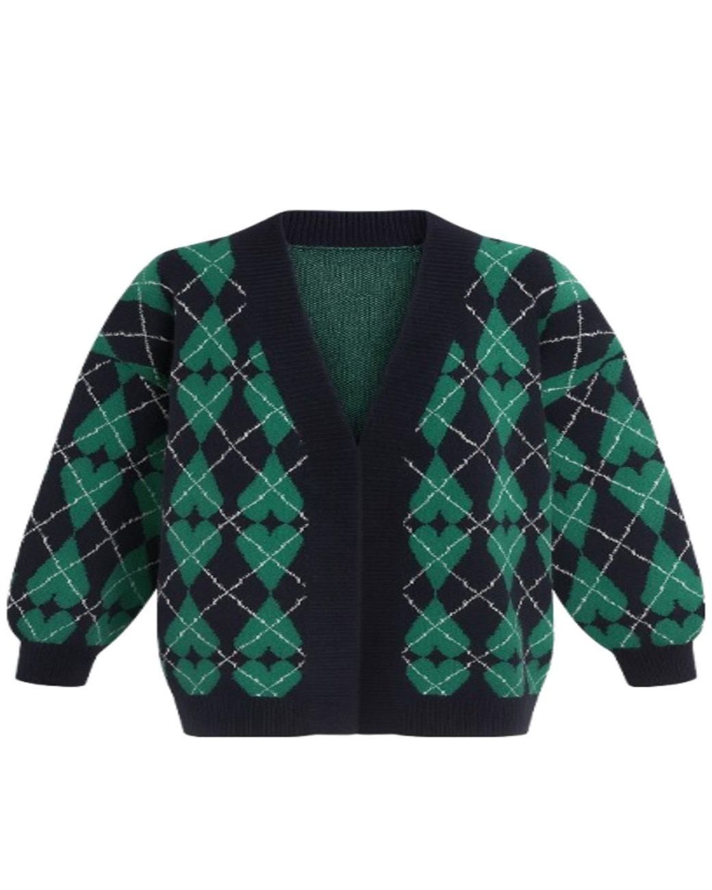 Saachi Green Grandpa Heart Cardigan