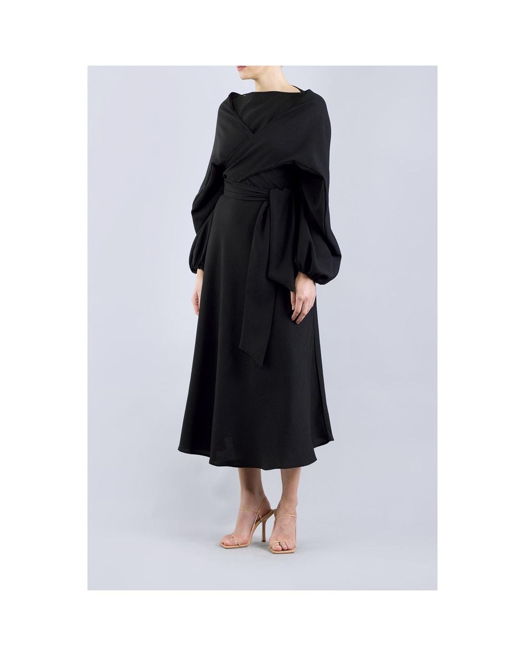 Meem Label Blue Crawford Midi Dress