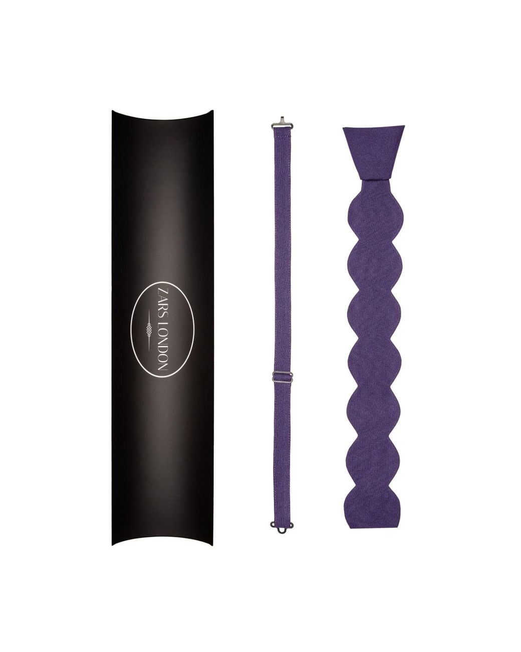 Zars London Purple The Curve Tie for men