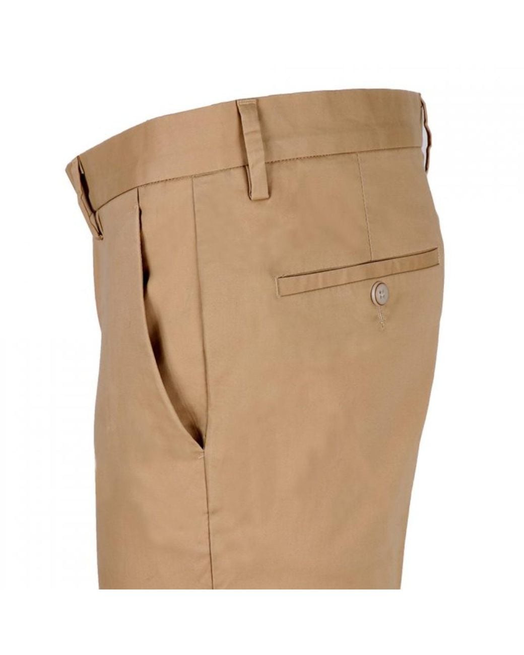 DAVID WEJ Natural Paco Plain Chino Trousers – for men
