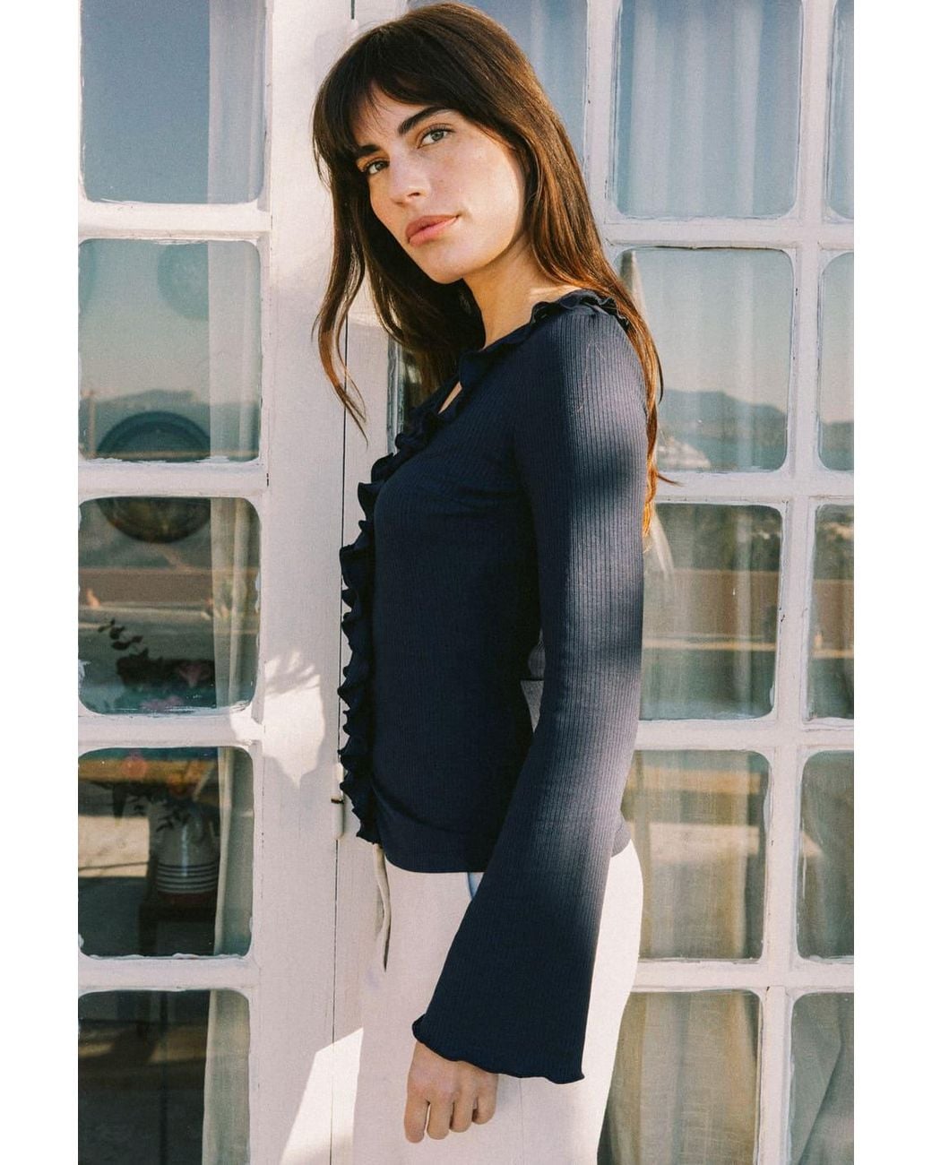 AVANI Apparel Blue Top Pivoine