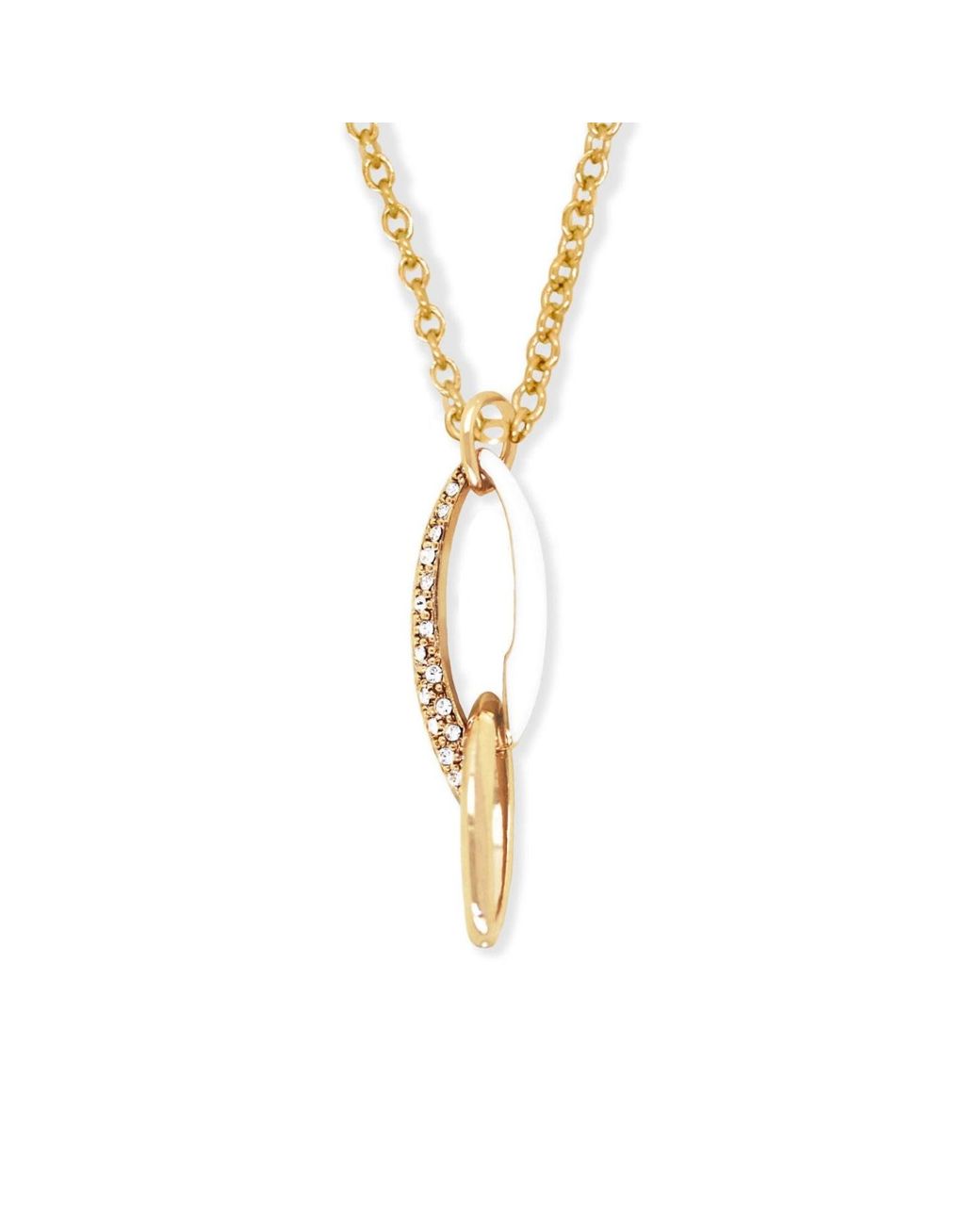 Grosse Metallic Crystal Necklace, Series Link