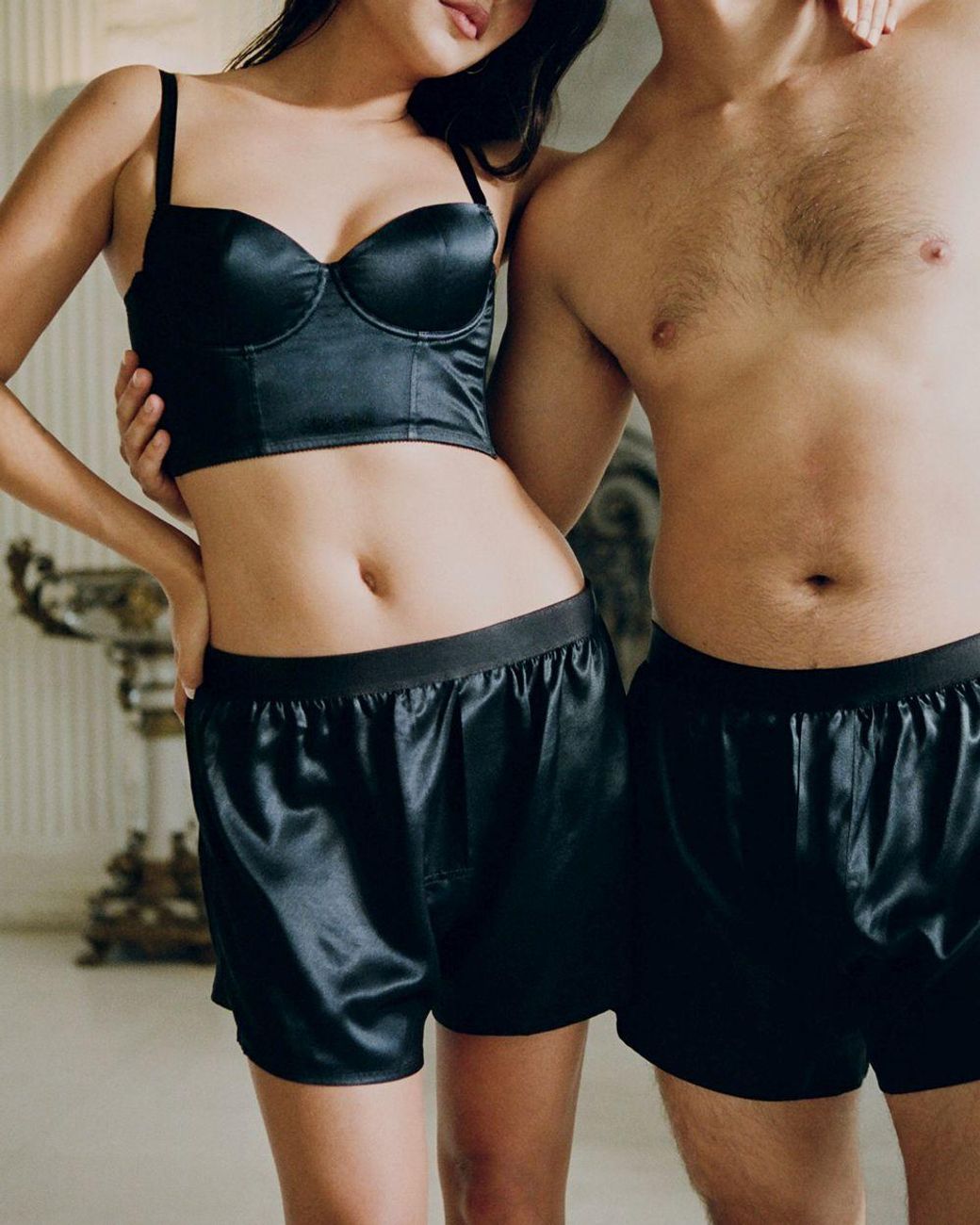 Journelle Black Iris Boxer Noir