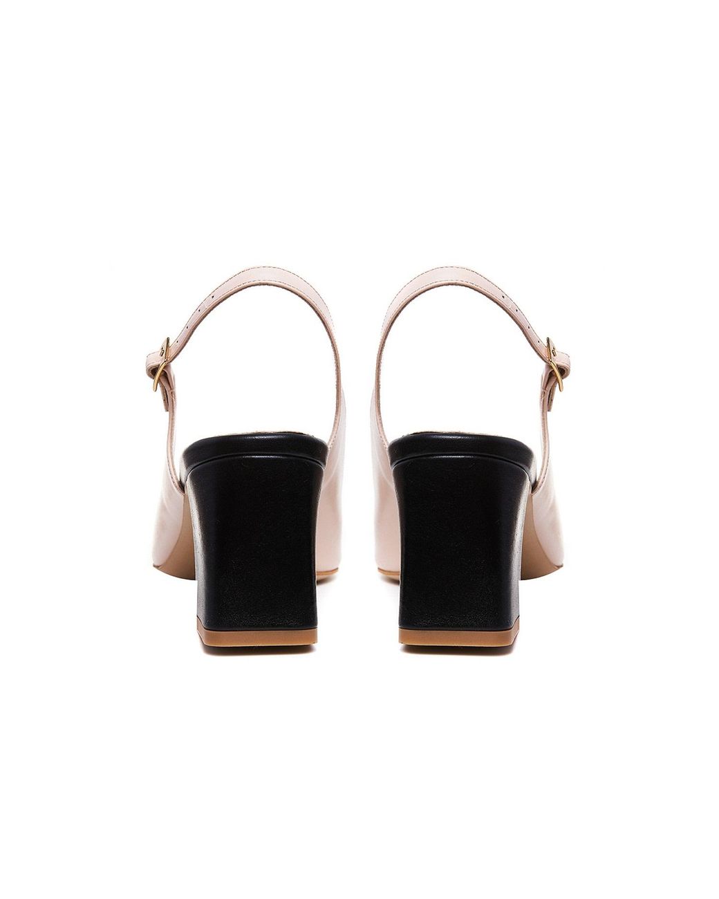 Ginissima Pink Neutrals Nude Shana Pointy Toe Slingbacks