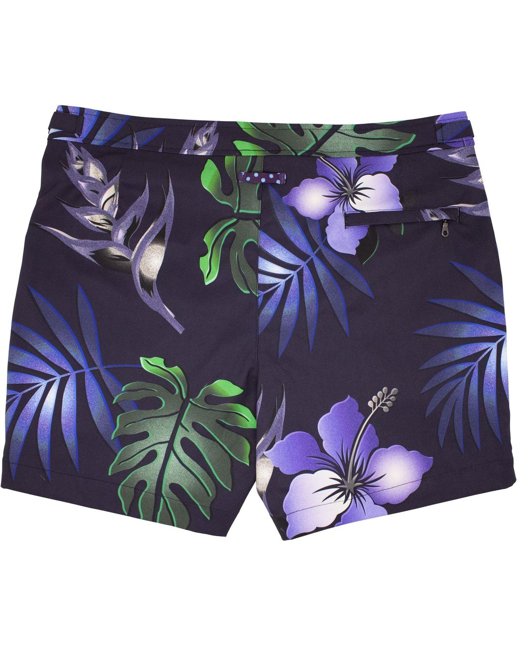 Lords of Harlech Blue Pool Tropical Explosion Swim Short for men