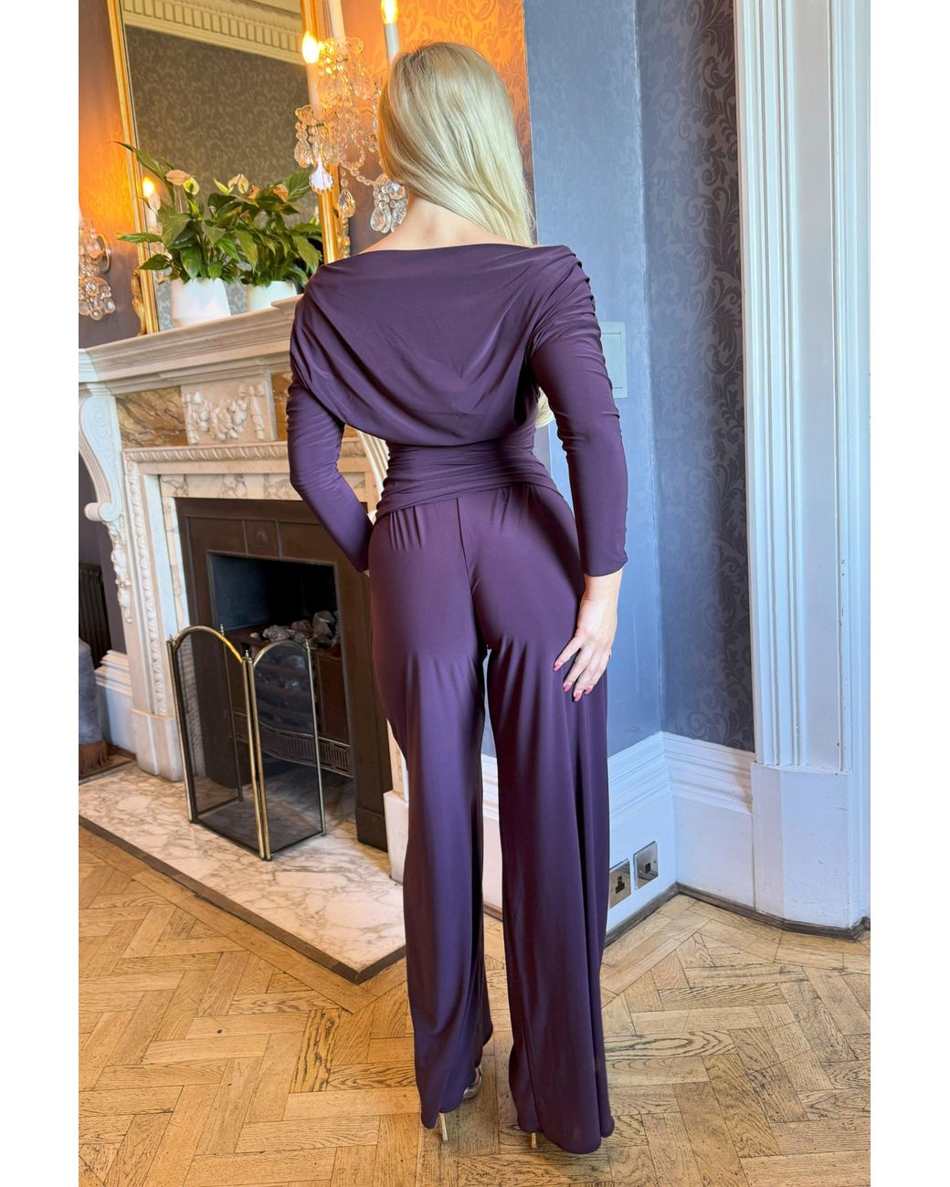 Atom Label Purple Valencia Jumpsuit