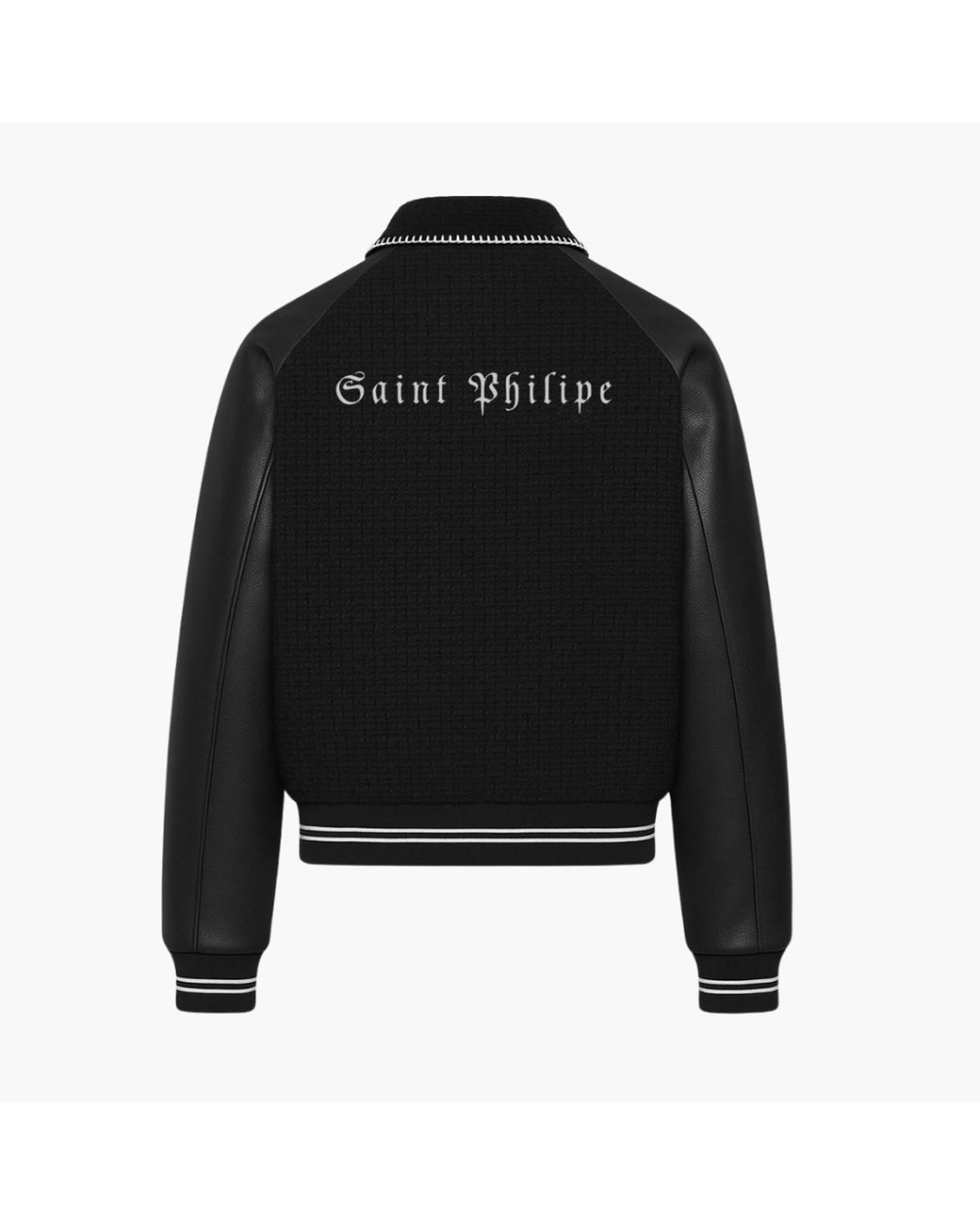 Freak Vault Black Saint Philippe Noir Varsity Jacket for men
