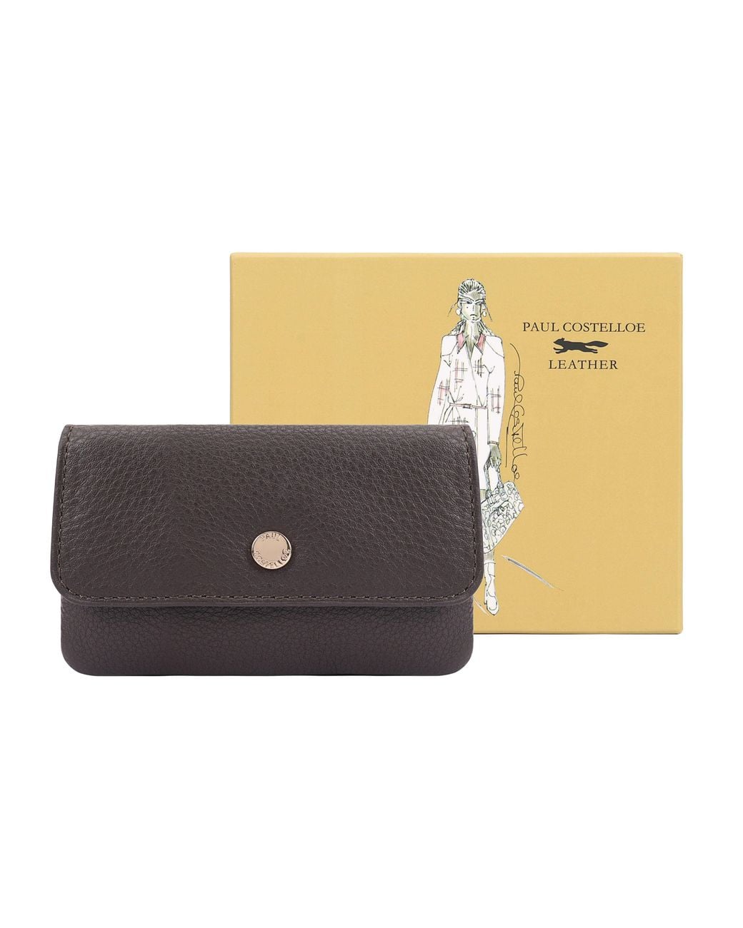 Paul Costelloe Brown Isla Leather Purse