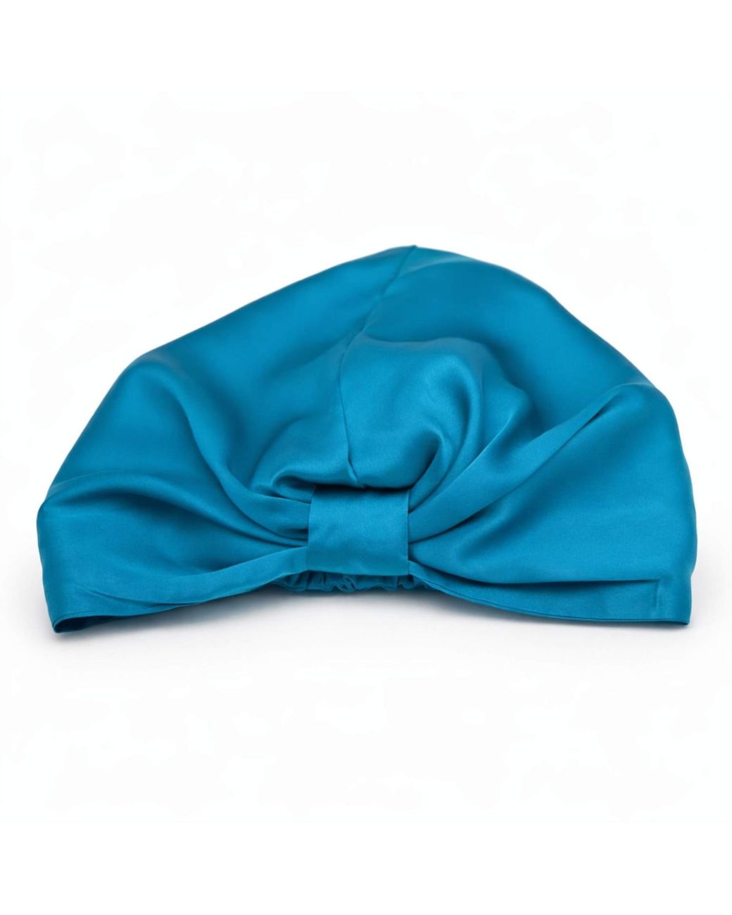 Hi Silk Blue Set Of Two Double-Layer Silk Bonnets