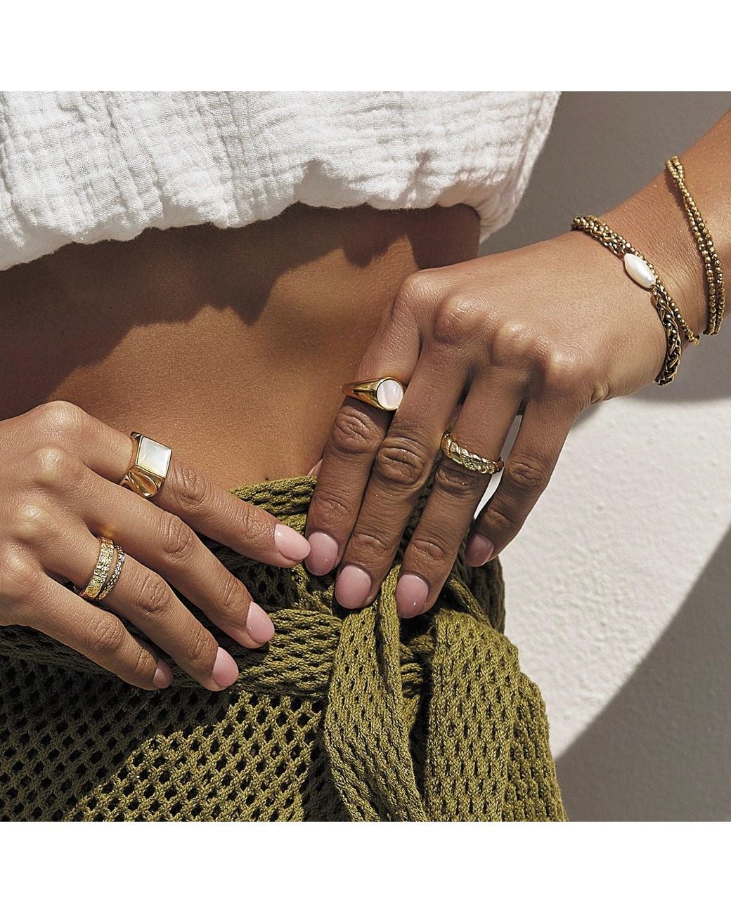 ARMS OF EVE Metallic Nahla Ring