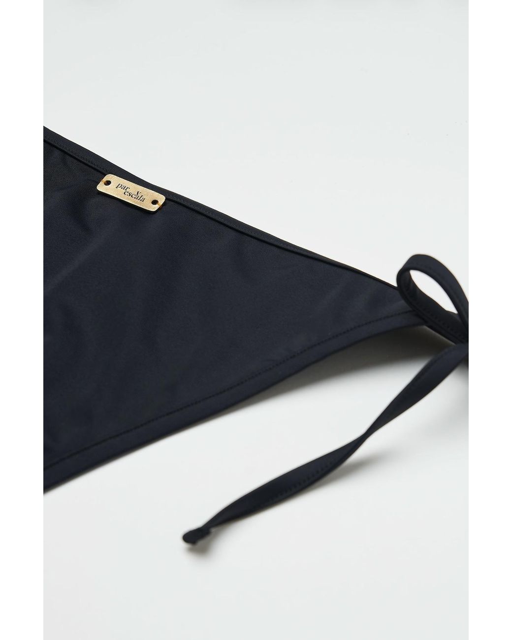 Par & Escala Black Iso Adjustable Tie-Side Bikini Bottom