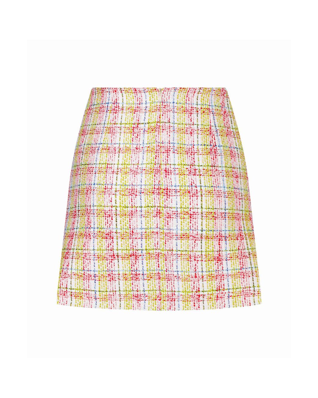 NAZLI CEREN White Irma A-Line Cotton Twill Mini Skirt