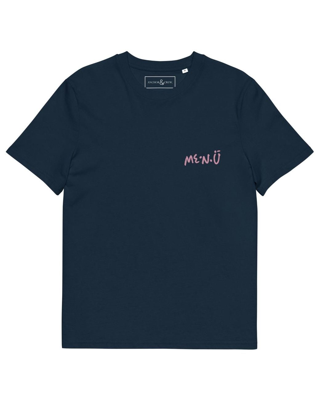 Anchor and Crew Blue Twelve Me.N.U Editions Organic Cotton T-Shirt for men