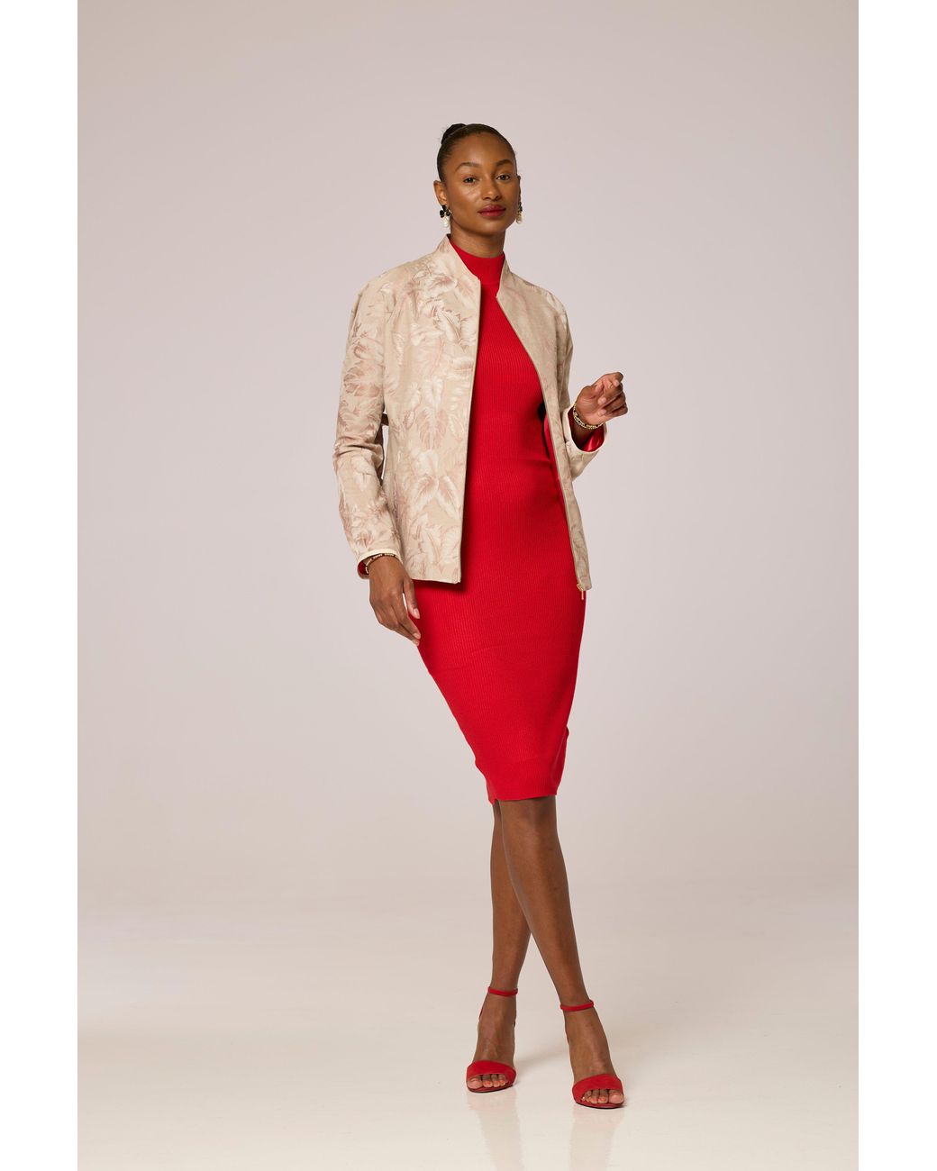 Lioness by Tf Gray Neutrals Ivory Wispier Jacket