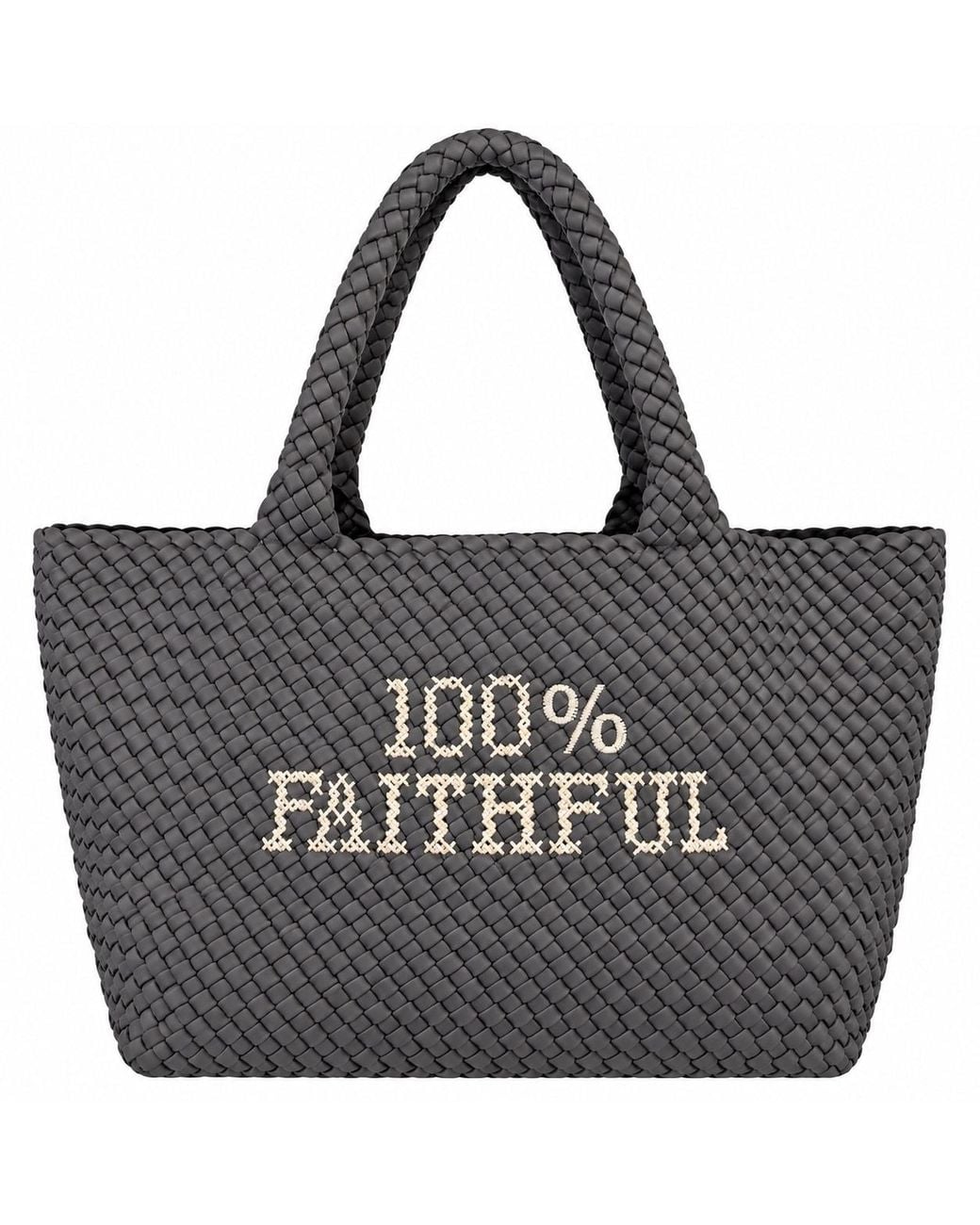 Lilly Loves Black Faithful Embroidered Bag