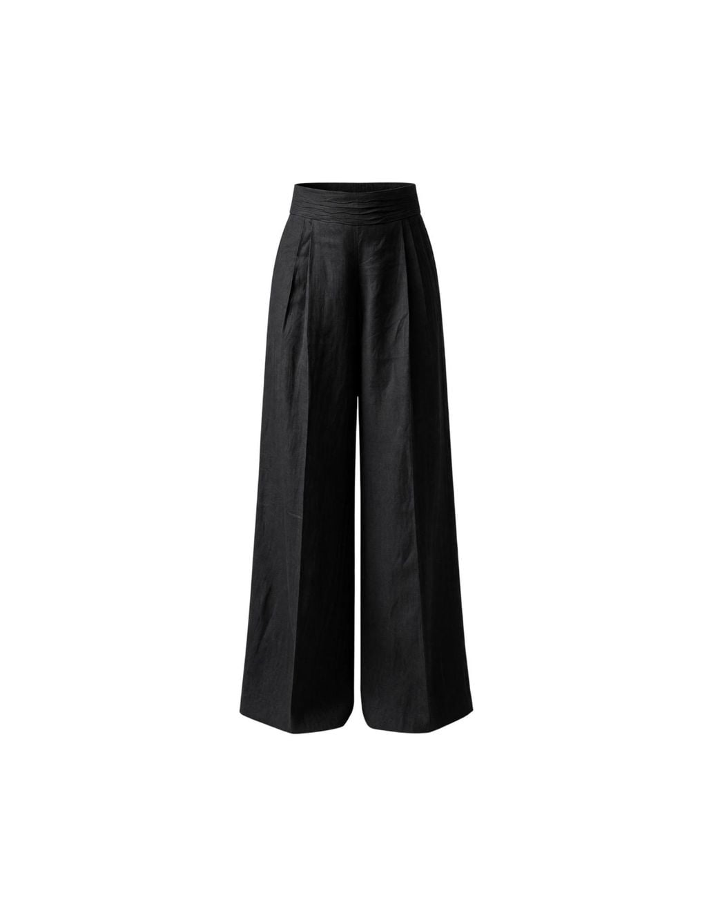 Kipépéo Black Tamara High Waisted Wide Leg Trousers