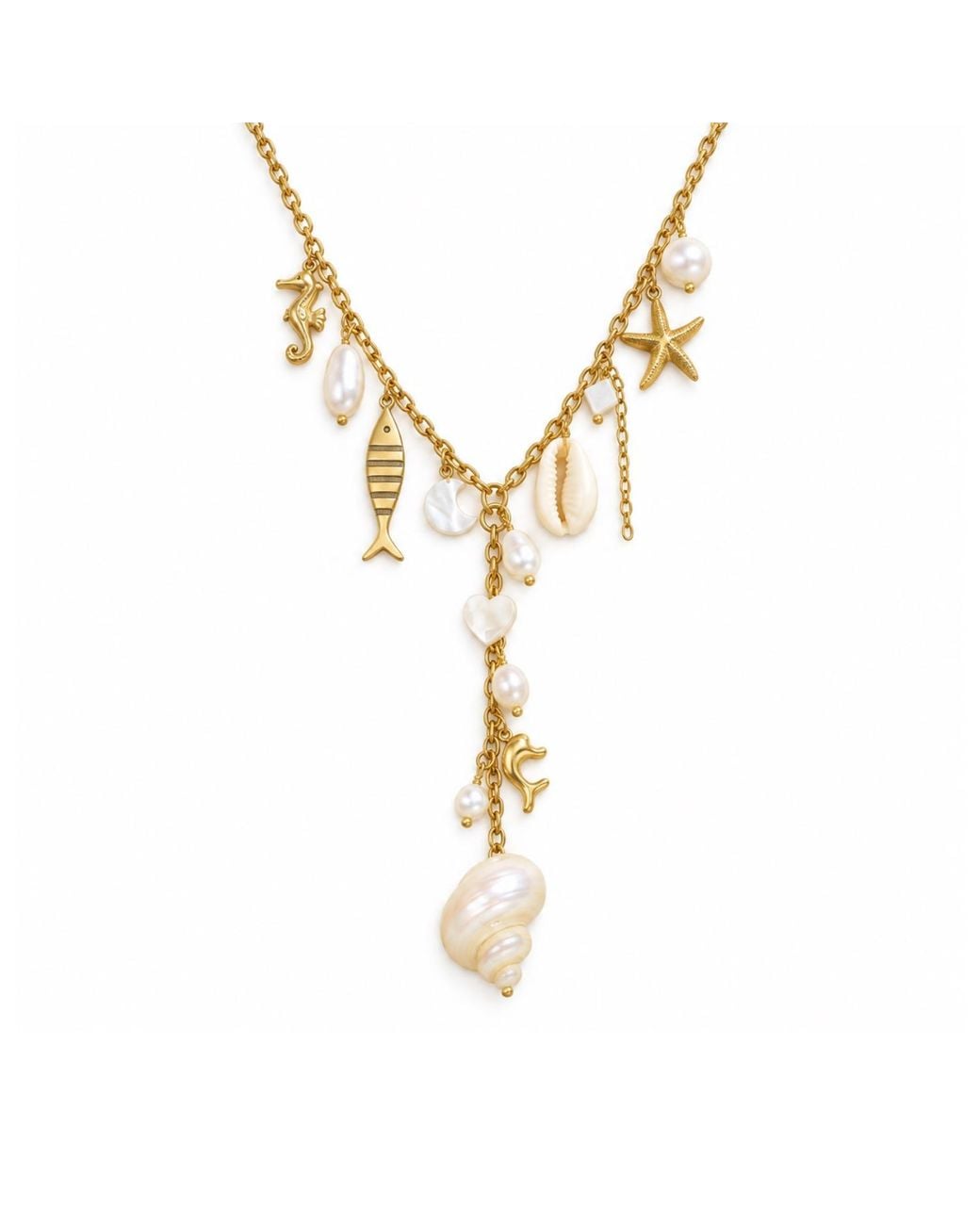 Lalinde Metallic Isla Necklace