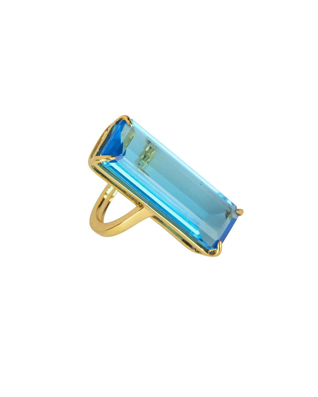 Bounkit Blue Lucille Ring Quartz