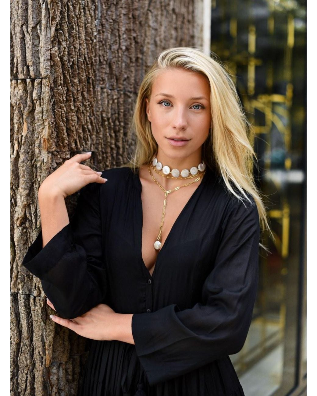 Adriana Pappas Designs Metallic Luxe Layered Lariat