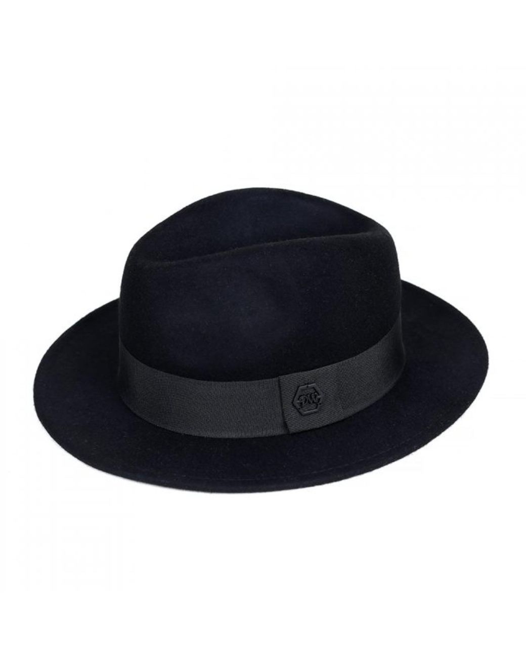 DAVID WEJ Blue Wool Fedora Hat – for men