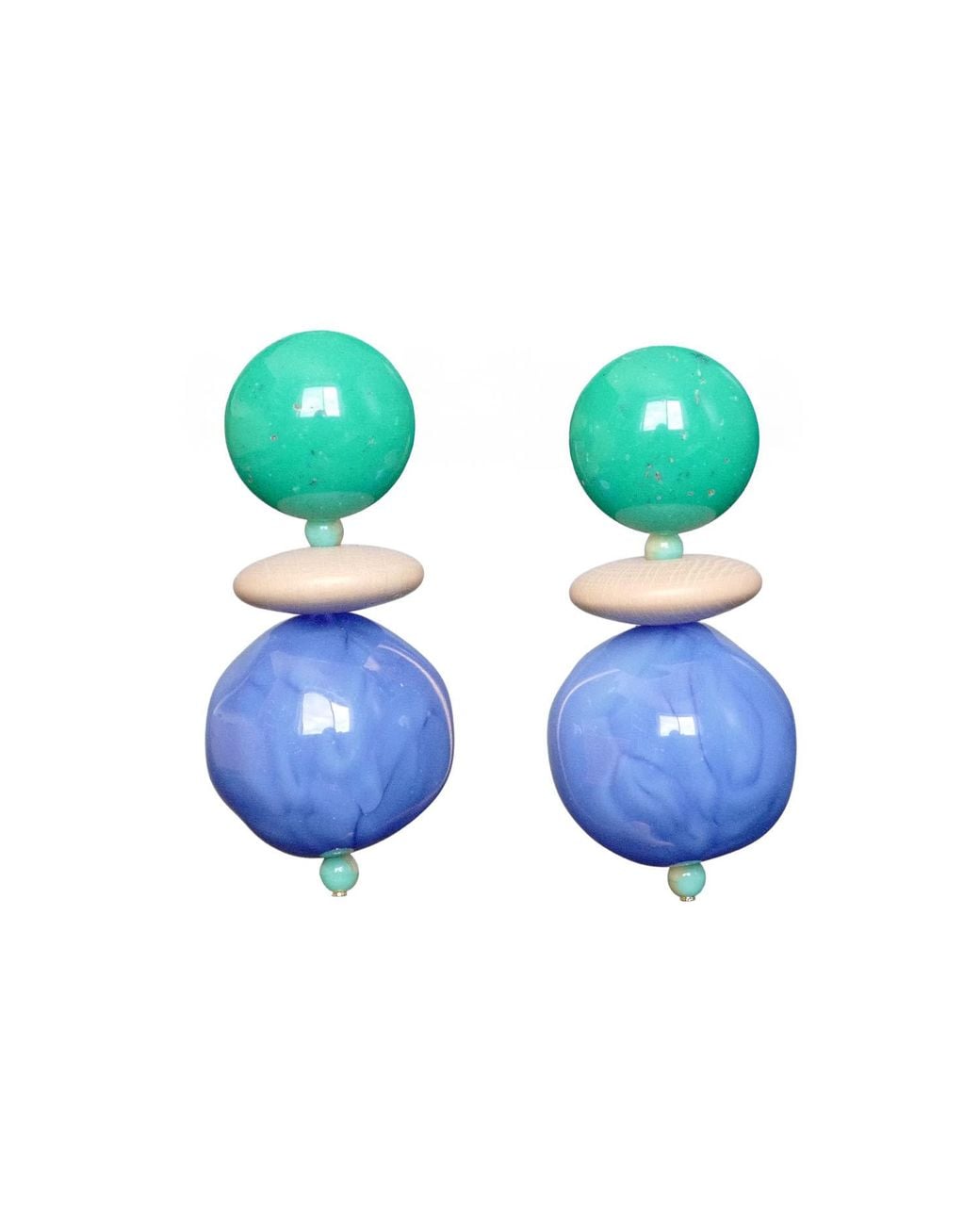 Malolo Jewelry Blue Neutrals Midori Earrings