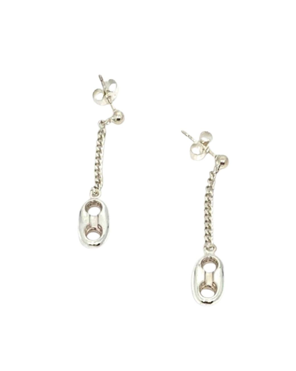 Tg-Jewellery by Tamara Gervasio Metallic Anchor Drop Earrings — Sterling