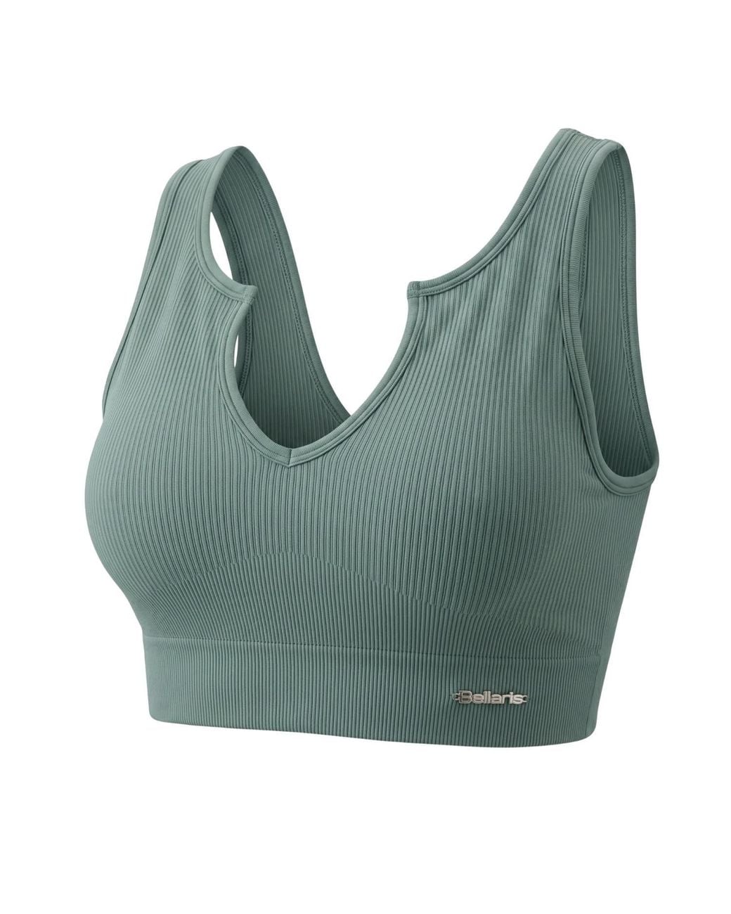 Bellaria Green Cabernet Sculpt Sports Bra- Sage