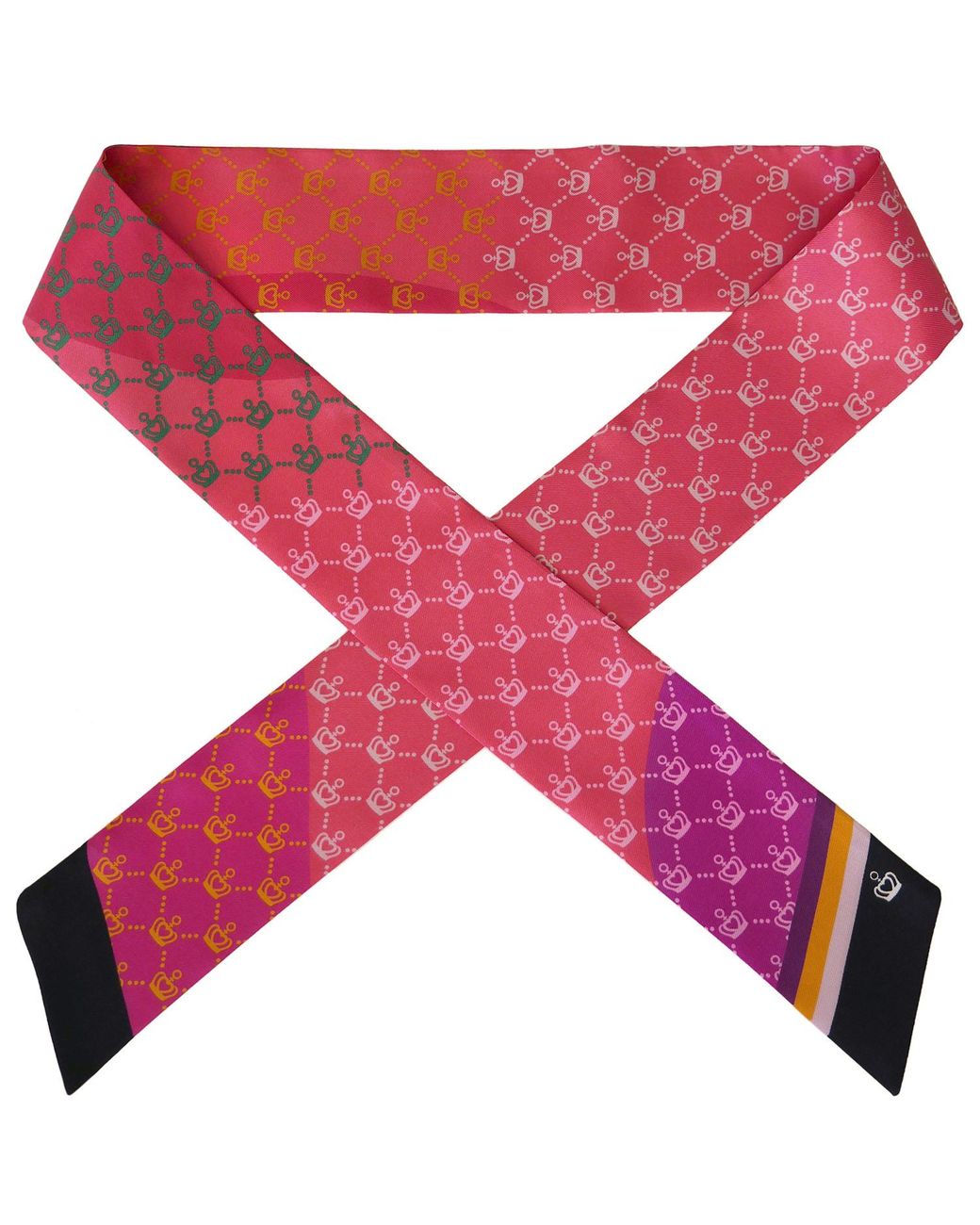 Kueen Pink Silk Scarf