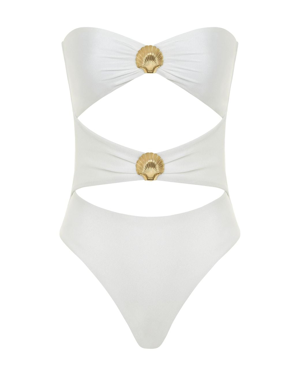 Adriana Pappas Designs White Luca Swimsuit