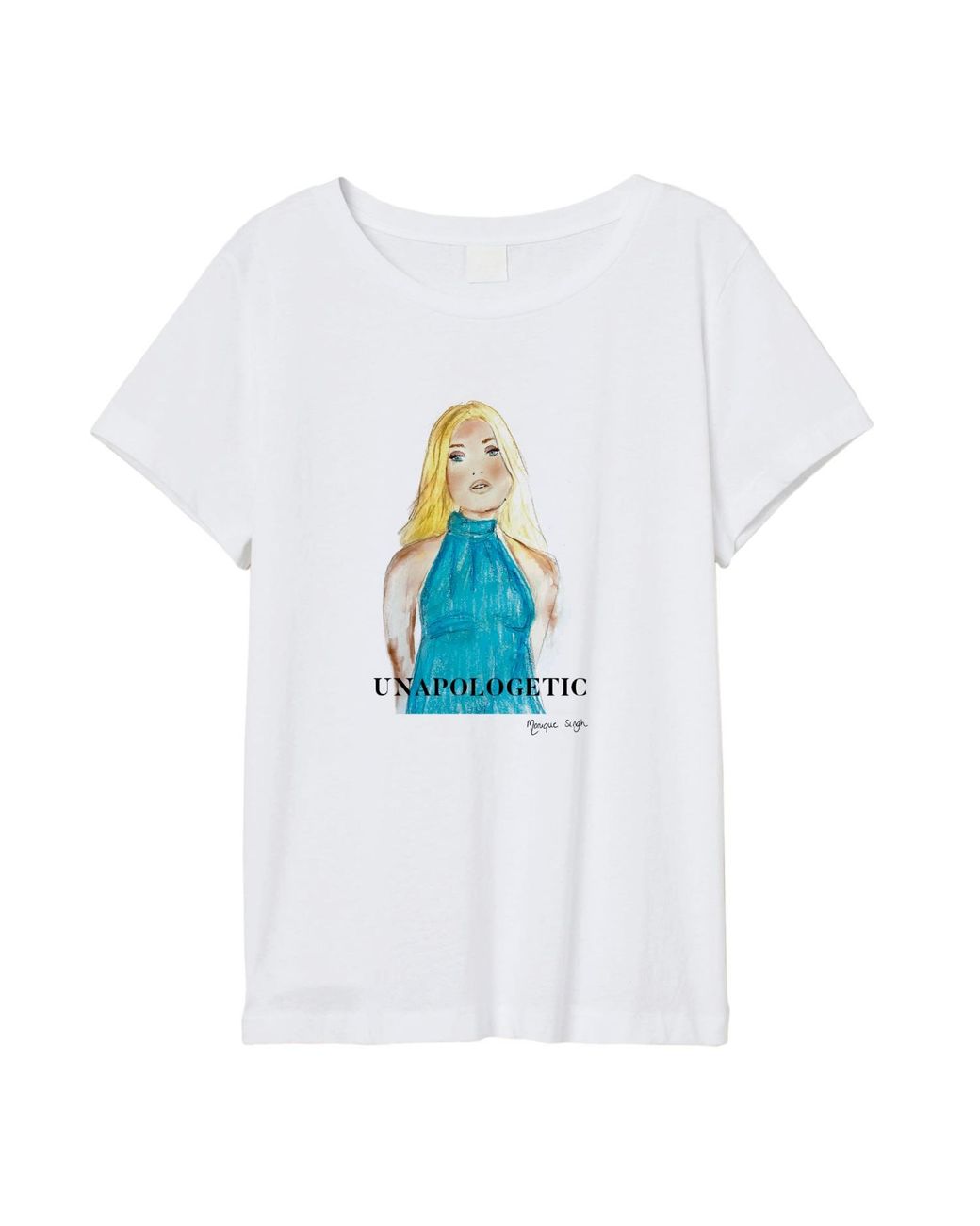 Monique Singh White Unapologetic T-Shirt