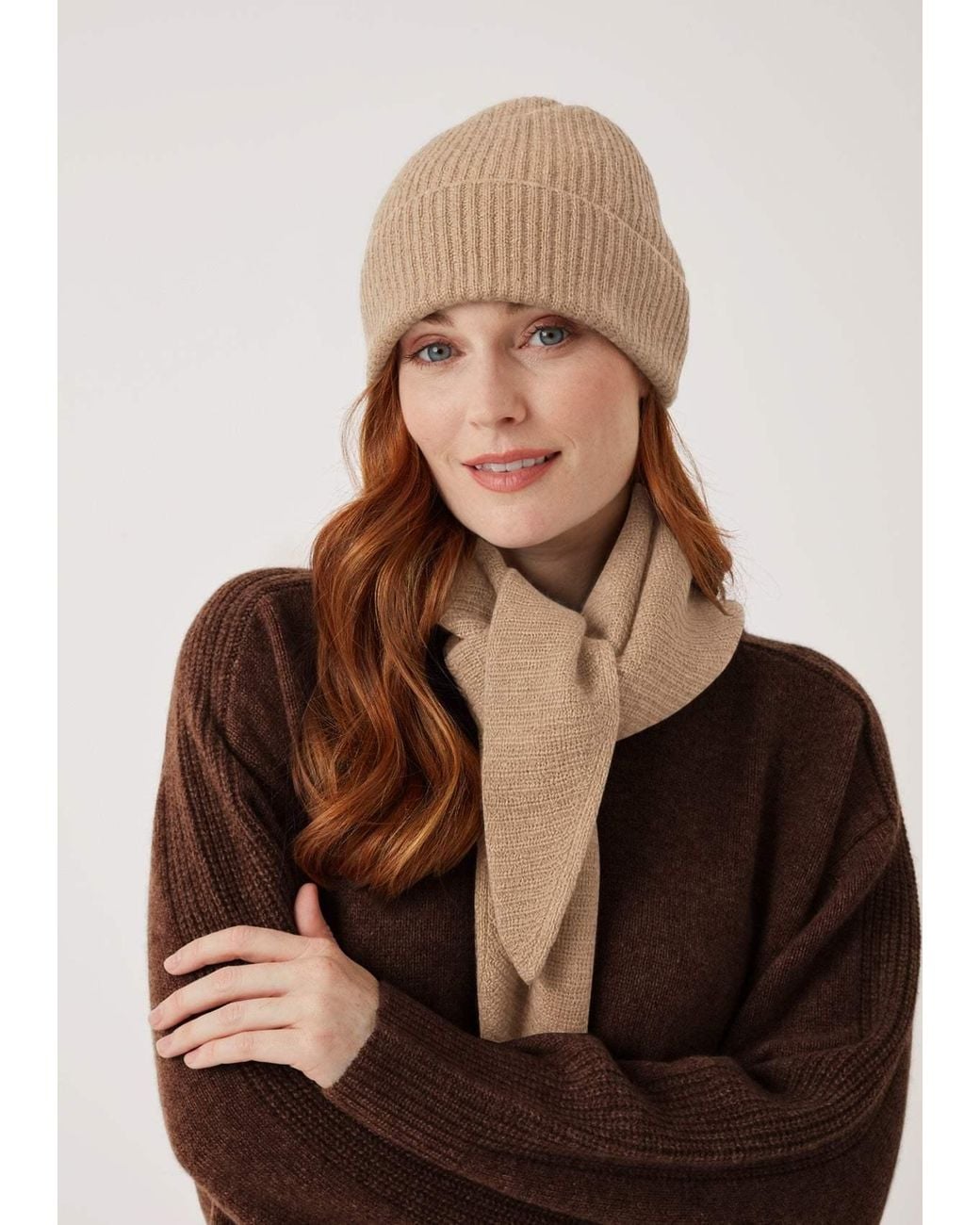 Loop Cashmere Natural Neutrals New Cashmere Beanie