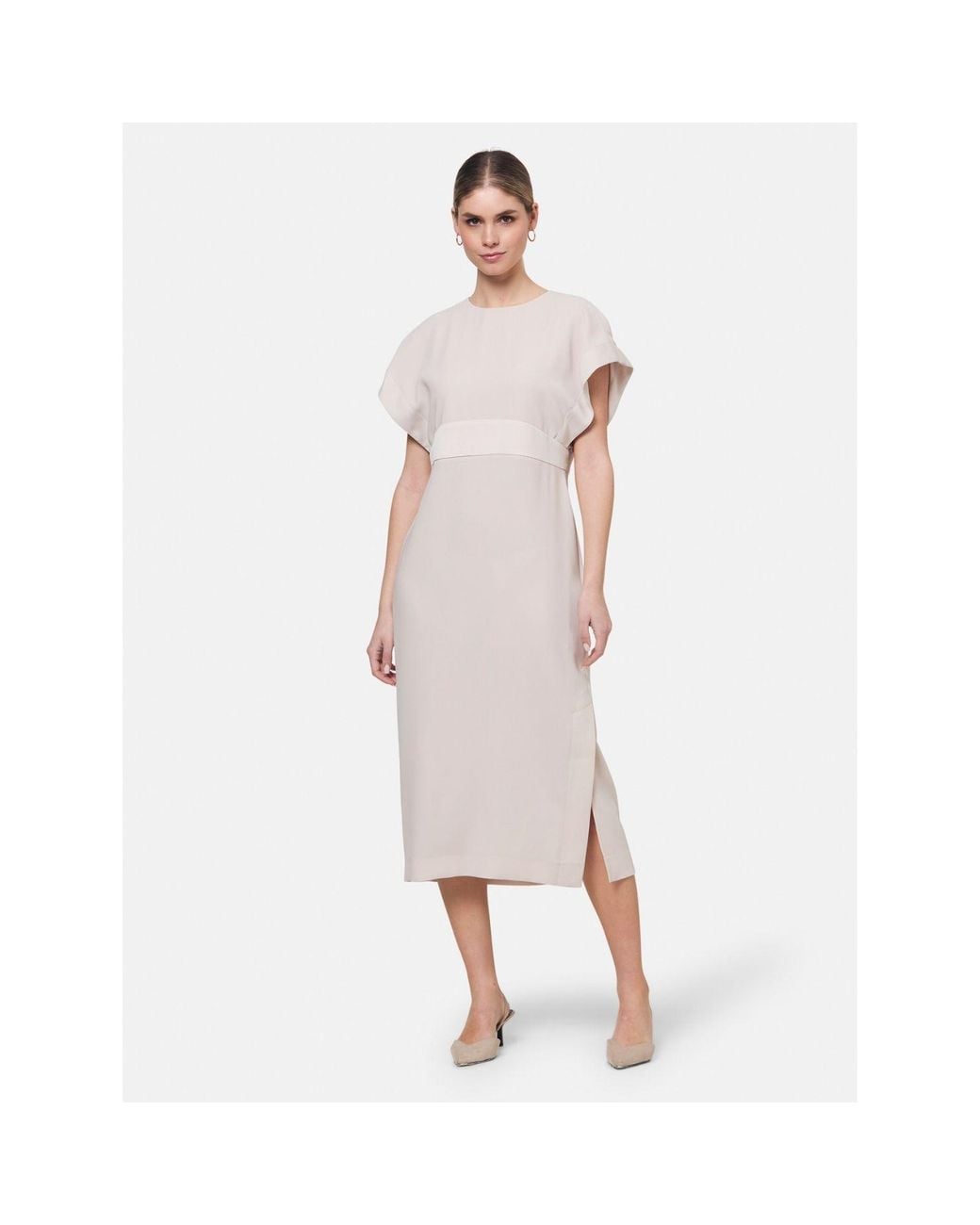Helen Mcalinden Multicolor Neutrals Shiv Natural Pearl Dress