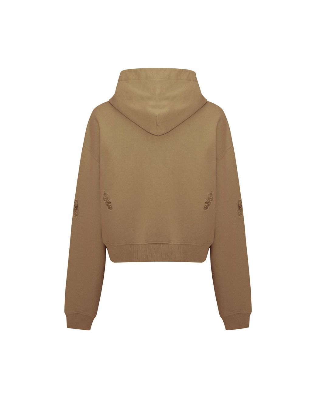 Pcfg Natural Destroyed Zip Up Hoodie