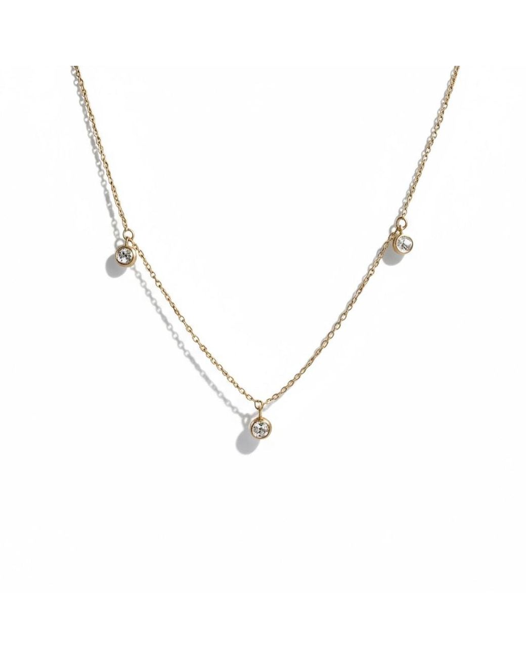 La Pluie Jewellery Metallic Halo Necklace