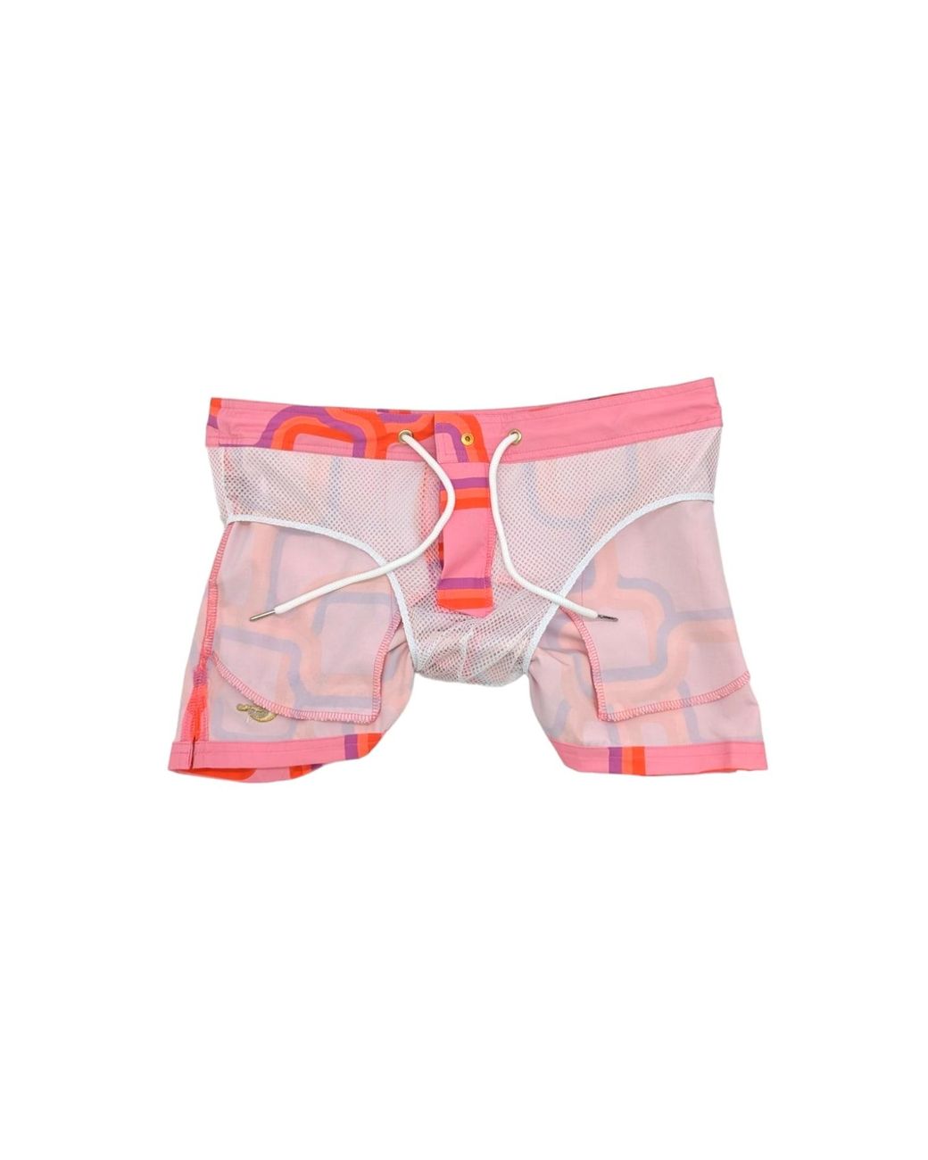 Julia Clancey Red Sunset Rooftop Board Short for men