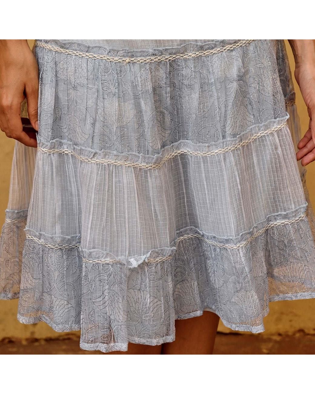 Liminal Blue Lizzy Skirt