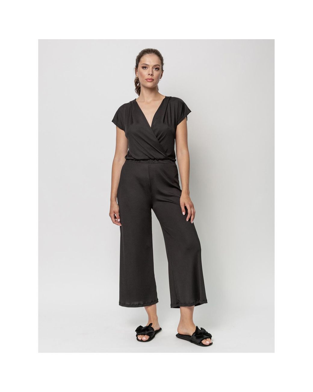 Oh!Zuza Blue Jumpsuit With Short Sleeves