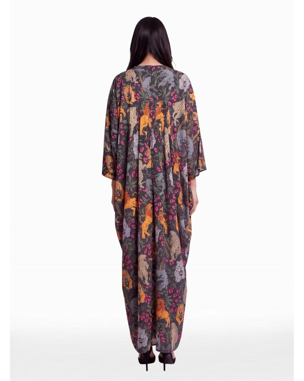 Any Old Iron Blue Big Cats Kaftan