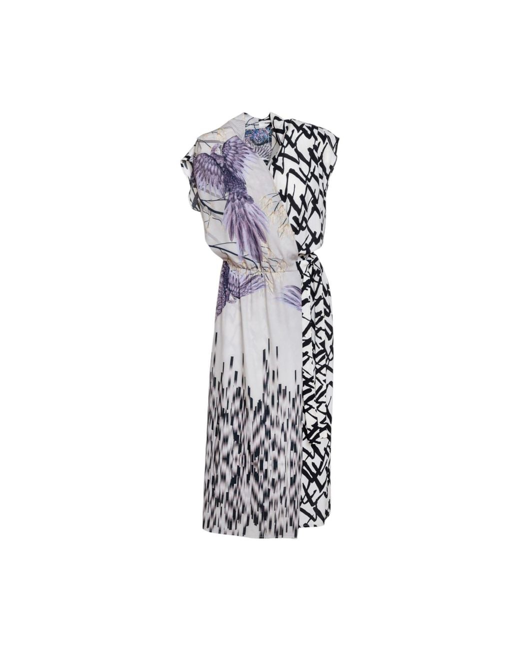 ARTISTA Blue Rizz Wrap Maxi Dress