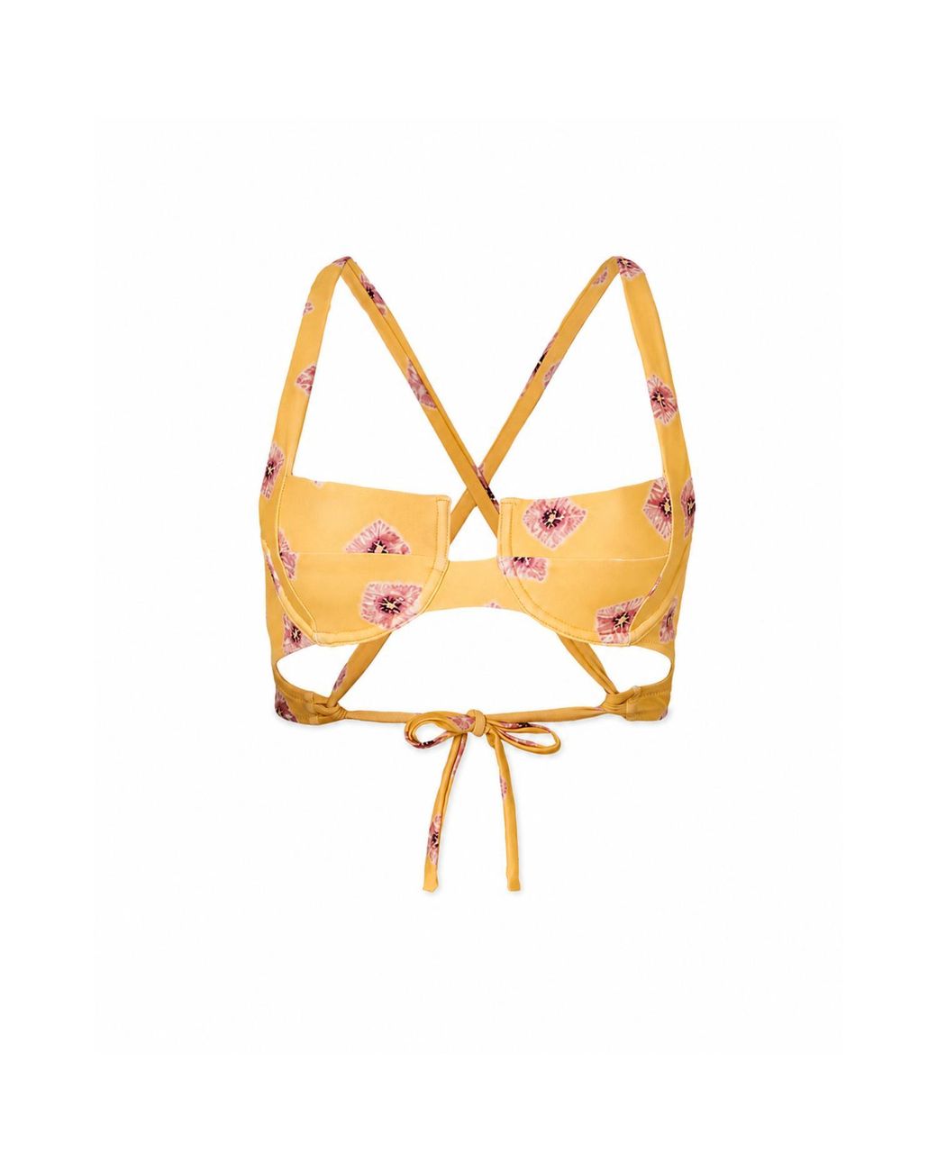 Par & Escala Metallic Jamu Underwire Bikini Top