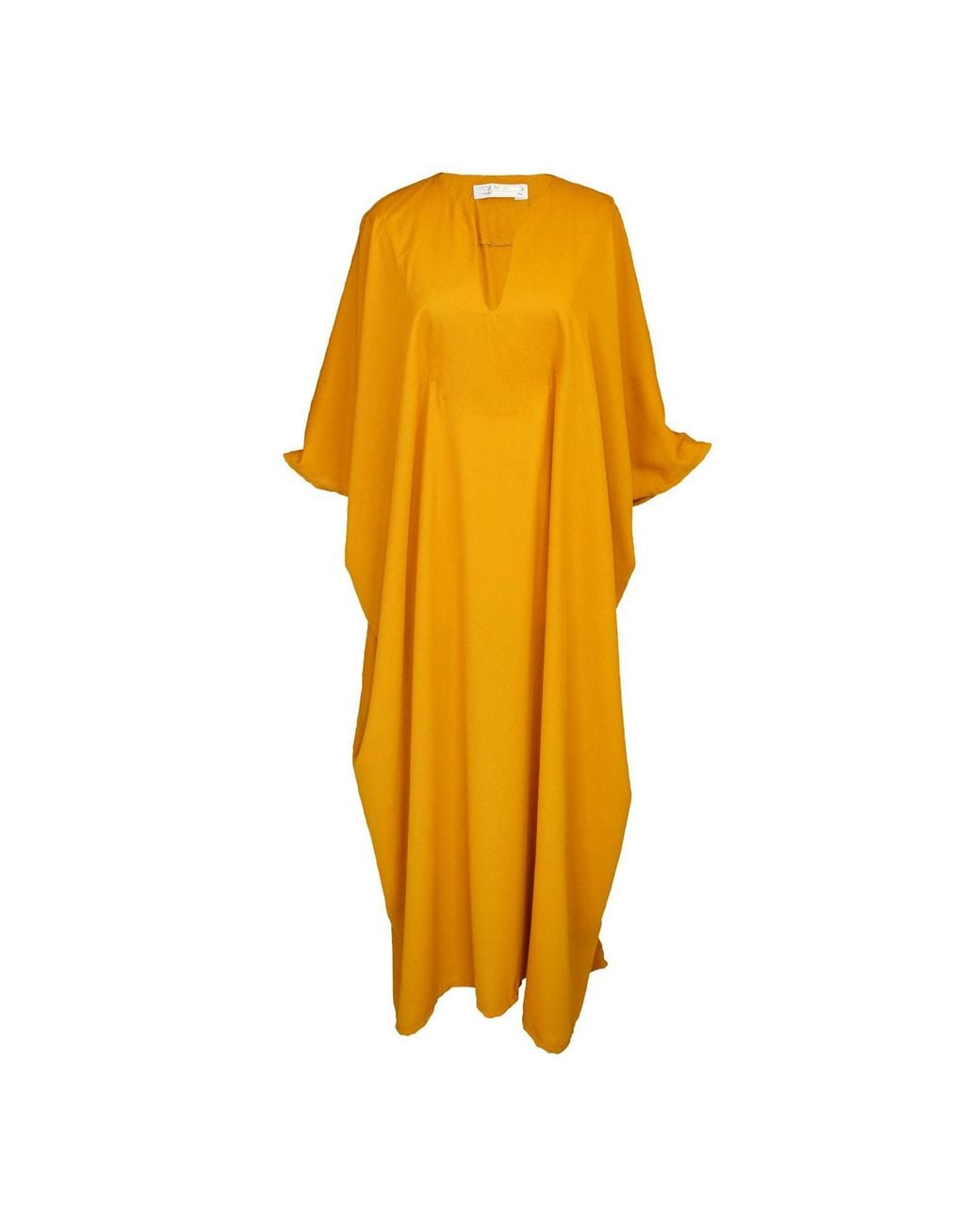 Jennafer Grace Yellow Talitha Cinched Waist Caftan