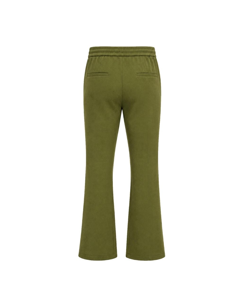 DAVID WEJ Green Enzo Cotton Loose Fit Trouser for men