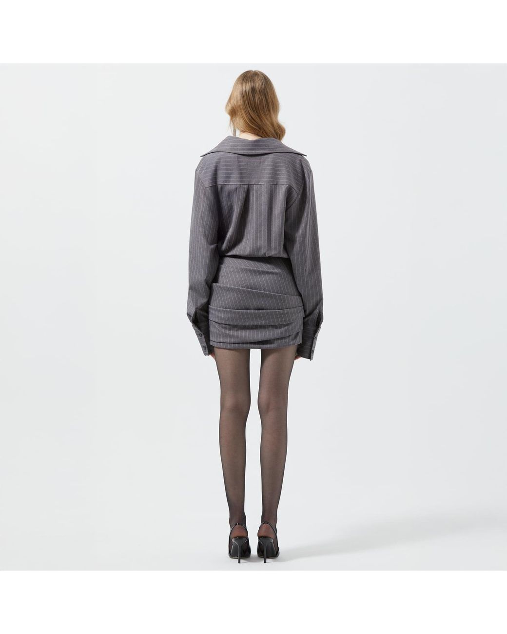 Herfetch Gray Mini City Dress