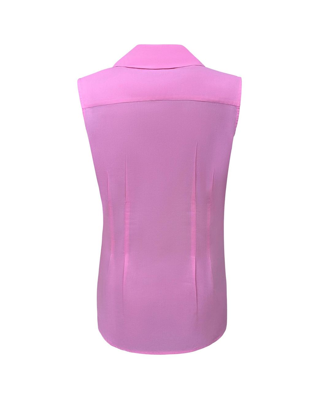 Perlavera Purple Oneil Rose Solid Soft Cotton Sleeveless Shirt