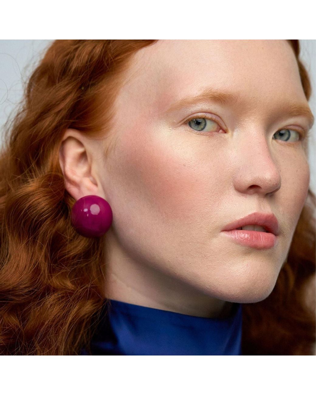 Saule Label Red Gaia Midi Earrings